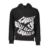 Cavalli Class Black Cotton Men Sweater -   -  Cavalli Class.